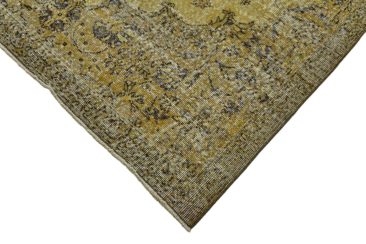 Zelko Hardal Gri Madalyon Desenli Eskitme El Dokuma Halı 221x360 cm – detay görünümü