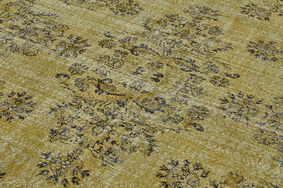 Zelko Hardal Gri Madalyon Desenli Eskitme El Dokuma Halı 221x360 cm – mekânda kullanım