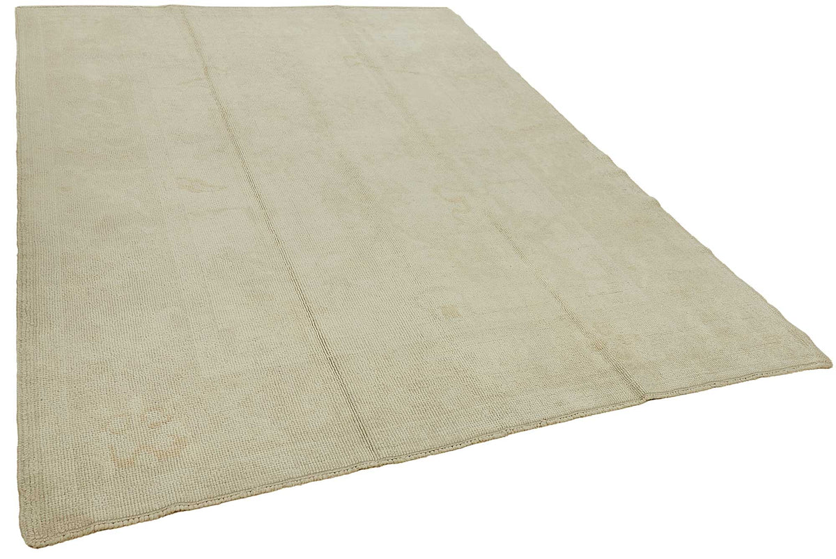 Kavale Bej Soyut Desenli Yün ve Pamuk Modern Halı 192x263 cm – genel görünüm