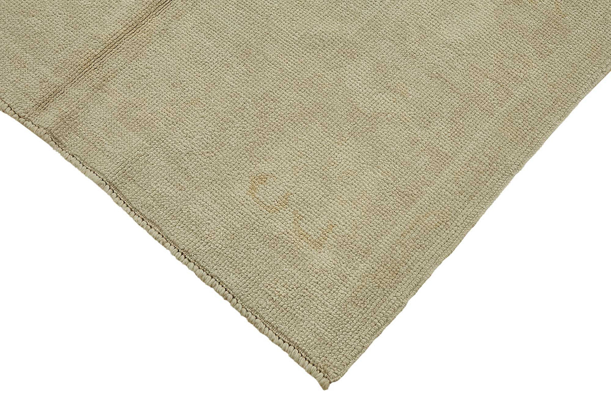 Kavale Bej Soyut Desenli Yün ve Pamuk Modern Halı 192x263 cm – detay görünümü