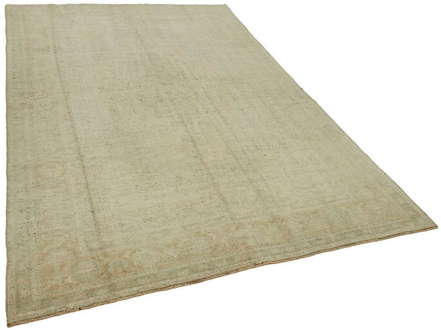 Kavale Bej Krem Madalyon Desenli El Dokuma Halı 167x272 cm – genel görünüm