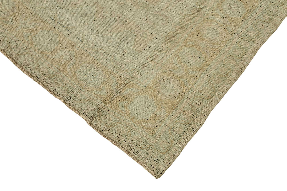 Kavale Bej Krem Madalyon Desenli El Dokuma Halı 167x272 cm – detay görünümü