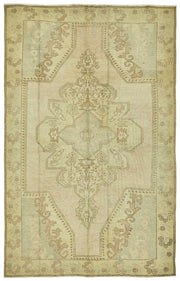 Kavale Madalyon Desenli Düz Kahverengi Halı 167x260 cm