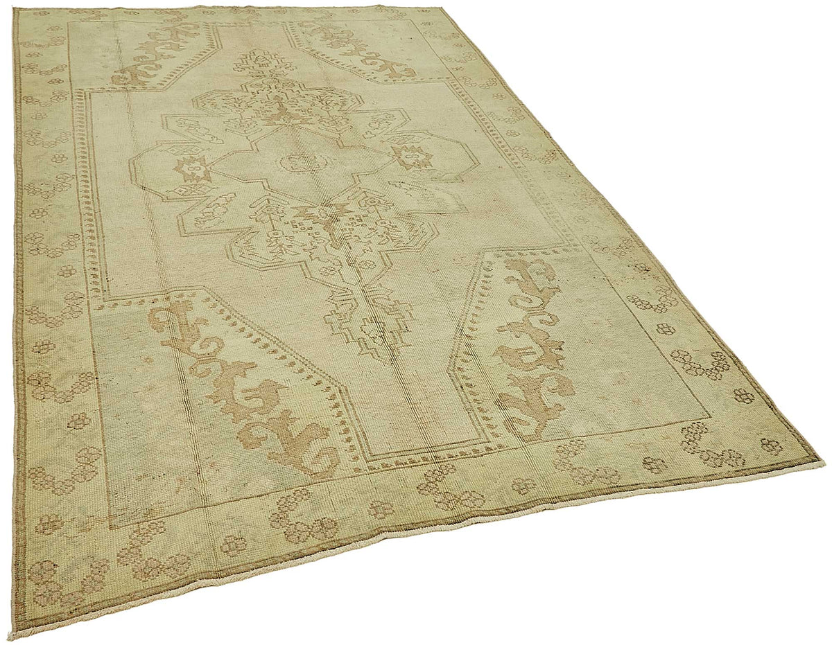 Kavale Madalyon Desenli Düz Kahverengi Halı 167x260 cm – genel görünüm