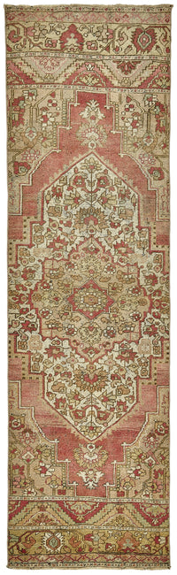 Kovena Anadolu Kırmızı Yolluk Madalyon Desenli 92x304 cm 49804