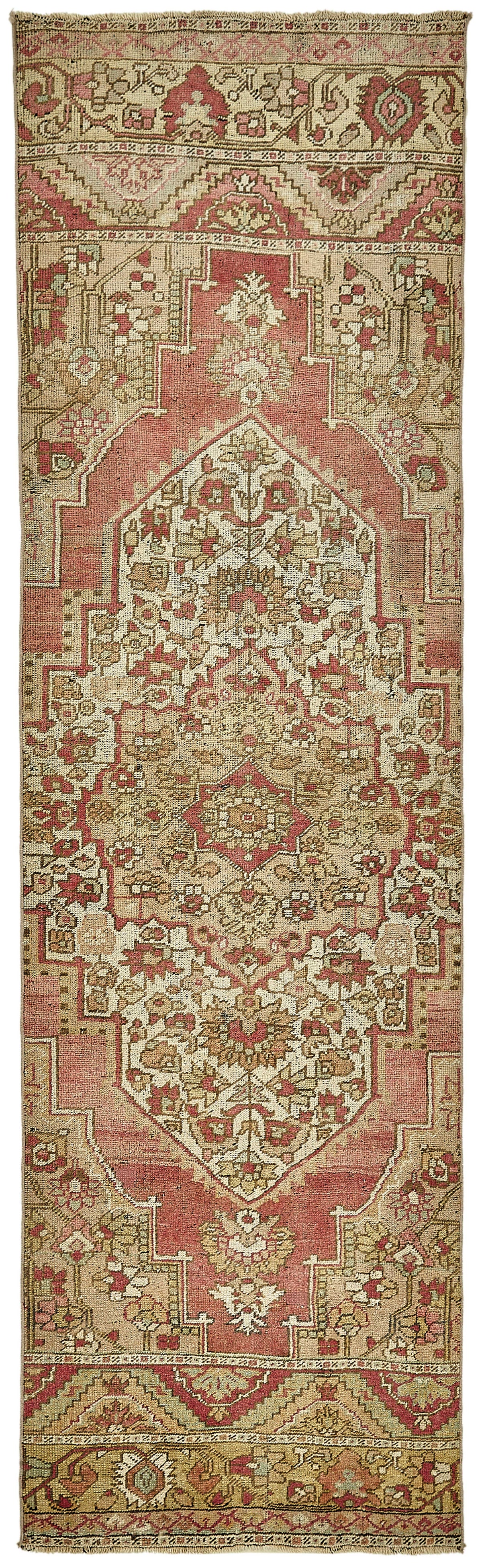 Kovena Anadolu Kırmızı Yolluk Madalyon Desenli 92x304 cm 49804
