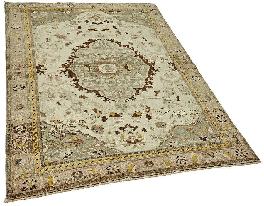 Gekro Kırmızı Dokuma Madalyon Desenli Anadolu Halısı 134x187 cm – genel görünüm
