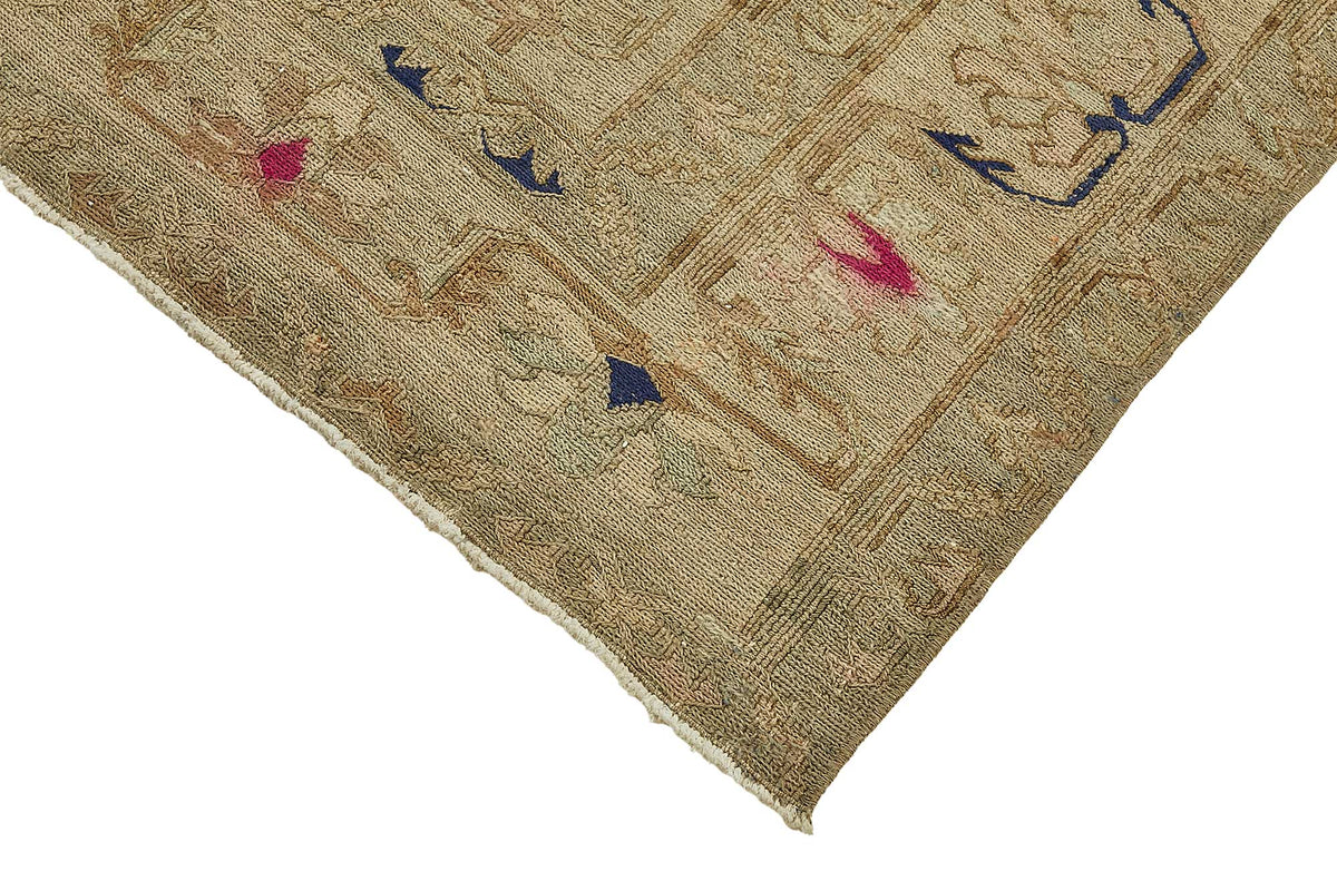 Gekro Lacivert Bej Halı Etnik Geometrik Desenli 132x187 cm – detay görünümü