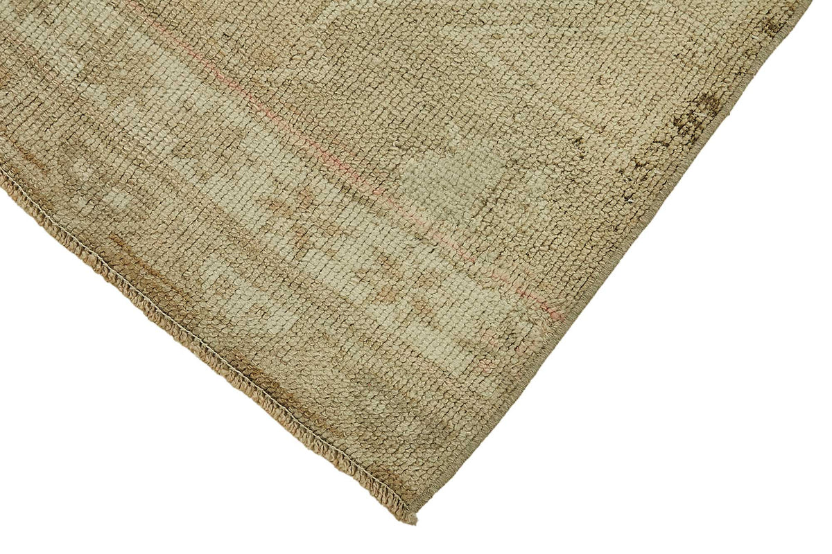 Kovena Bej Yolluk Gül Kurusu Etnik Desenli El Dokuma 100x345 cm – detay görünümü