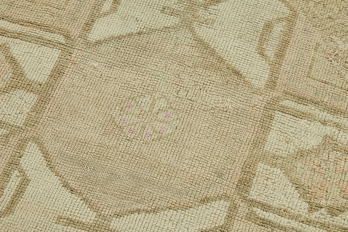 Kovena Bej Yolluk Gül Kurusu Etnik Desenli El Dokuma 100x345 cm – mekânda kullanım