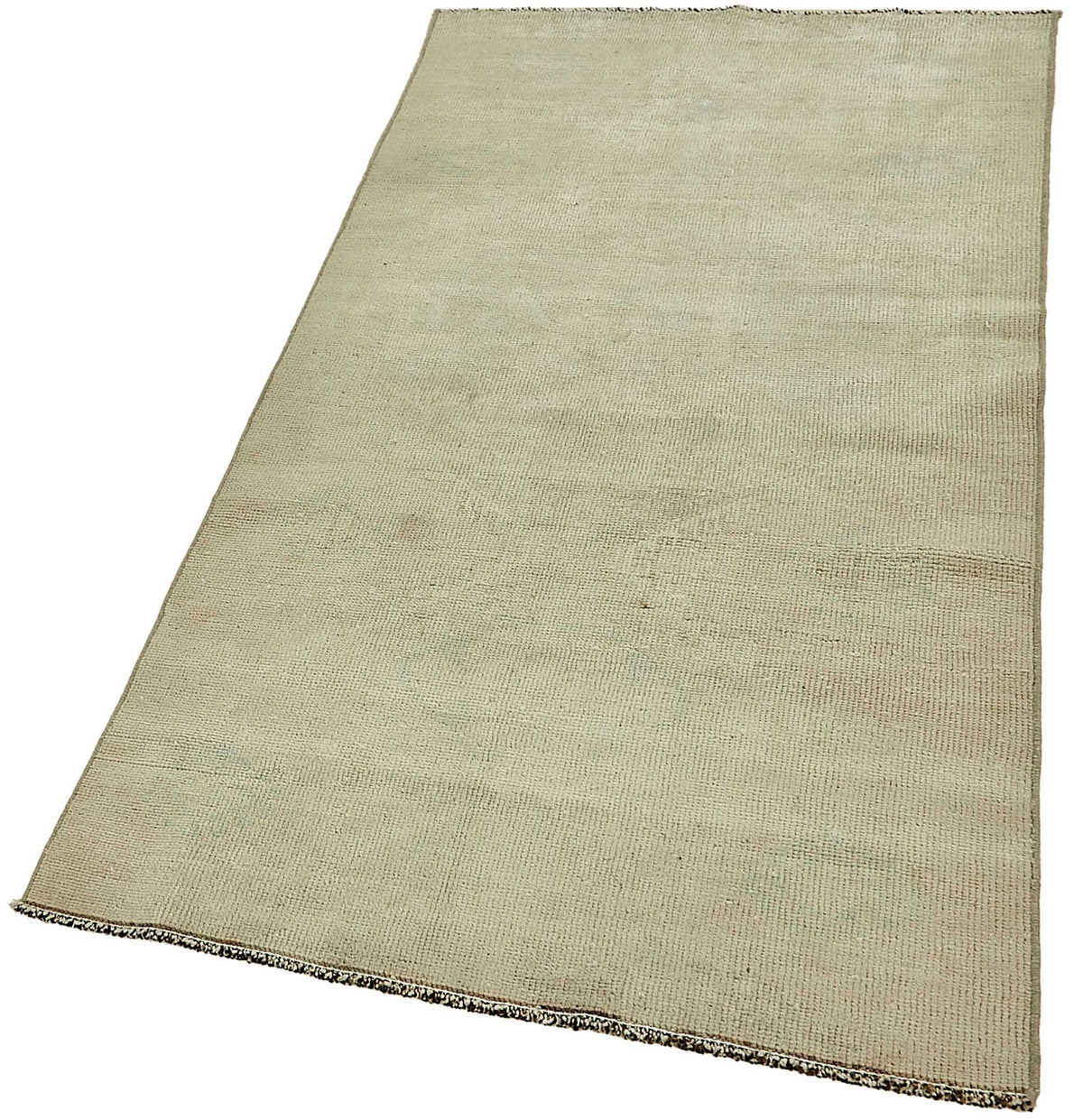 Gekro Soyut Desenli Bej Mavi El Dokuma Modern Halı 81x161 cm 49844 – doku yakın çekim