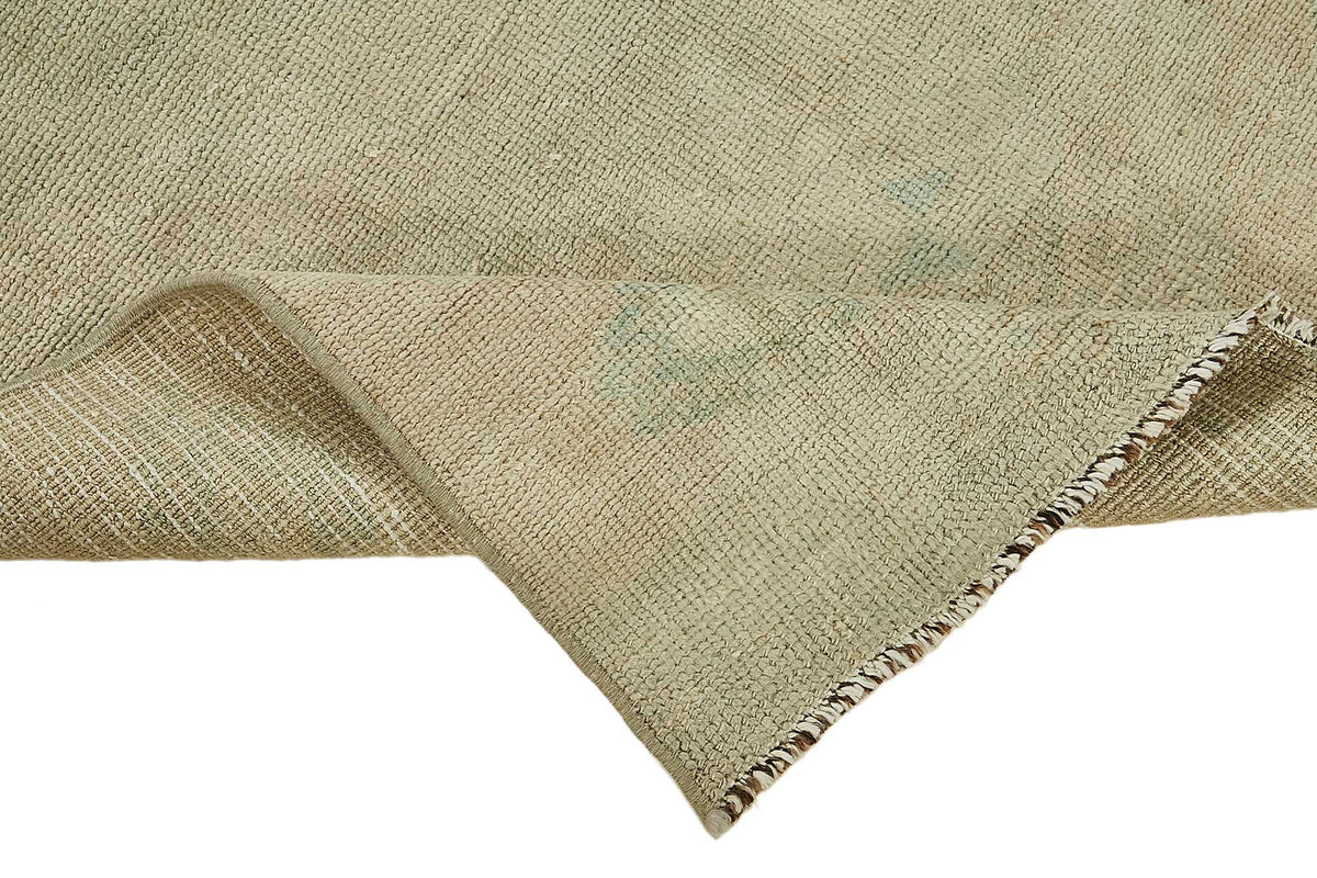 Gekro Soyut Desenli Bej Mavi El Dokuma Modern Halı 81x161 cm 49844 – kenar detayı