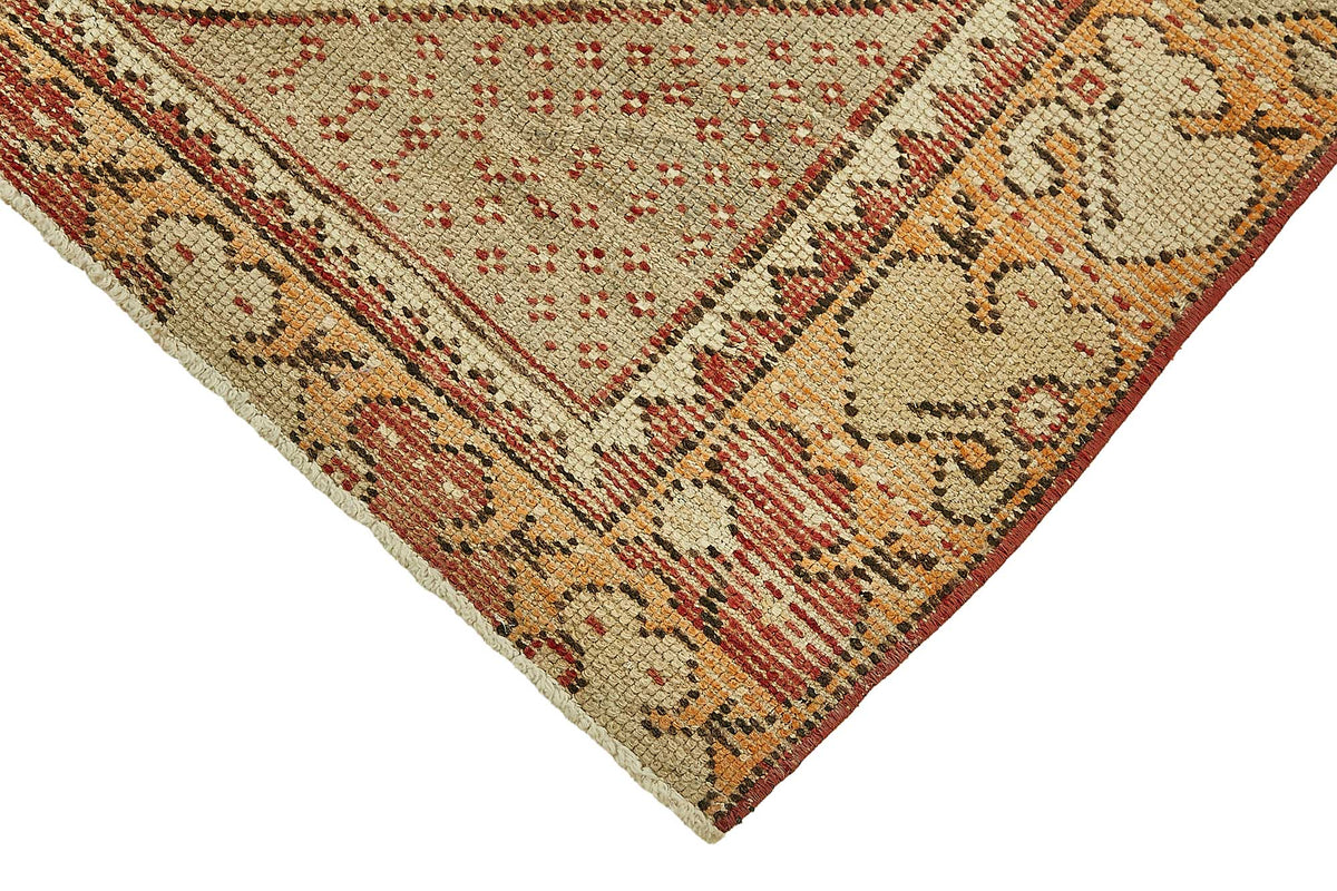 Kovena Geometrik Desenli Kırmızı Etnik Yolluk Halı 95x291 cm – detay görünümü