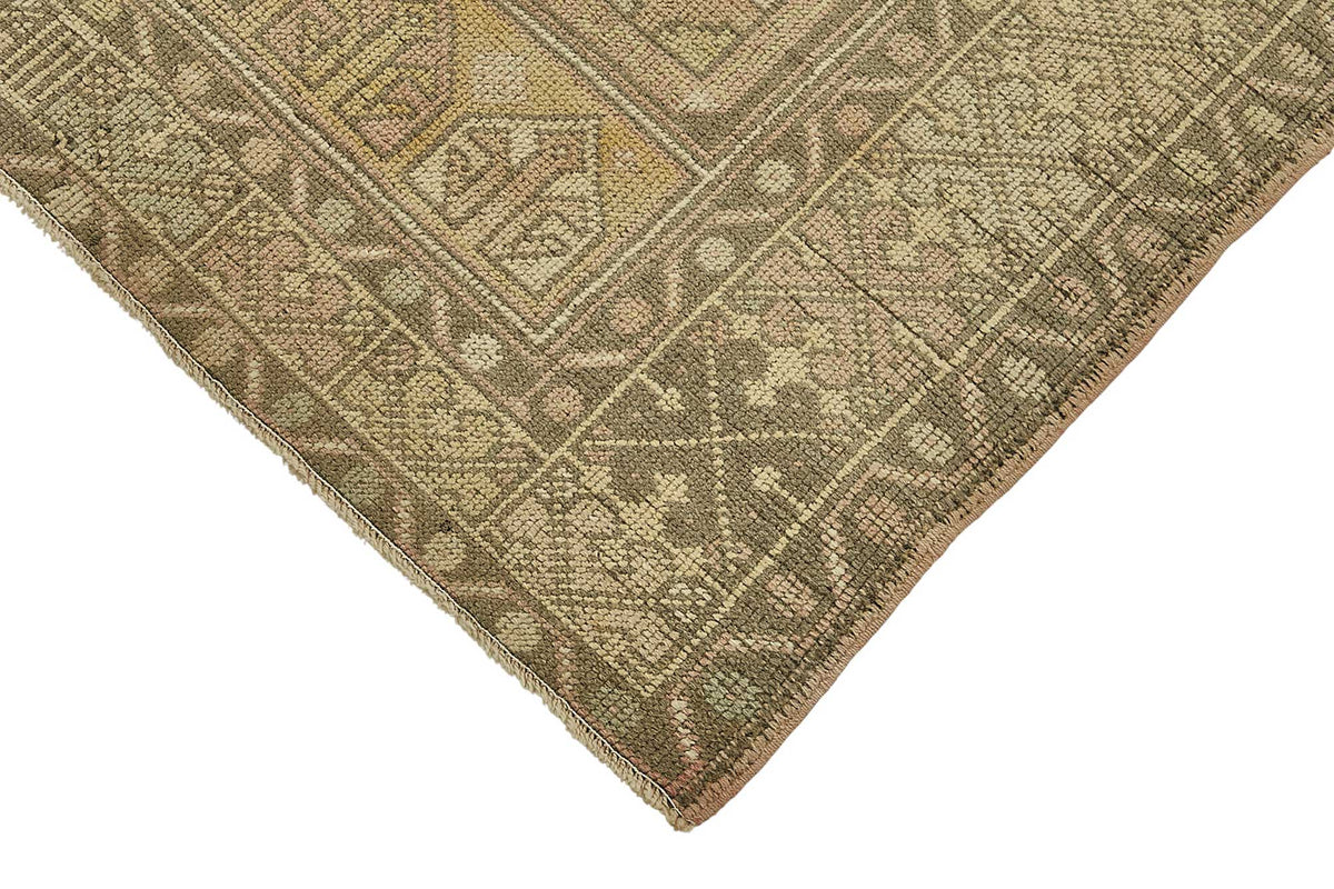 Gekro El Dokuma Bej Kahverengi Etnik Desenli Halı 104x170 cm 49960 – detay görünümü