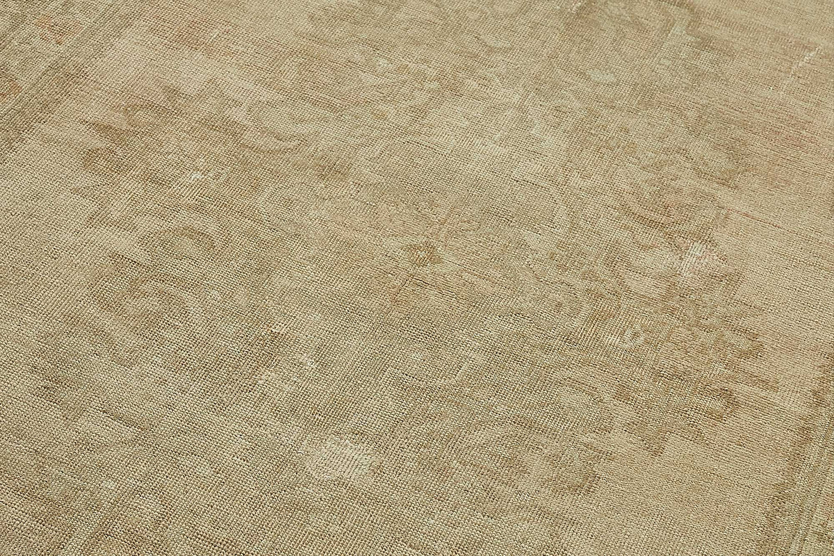 Gekro Bej Kahverengi Madalyon Desenli Yün El Dokuma Halı 119x197 cm – mekânda kullanım