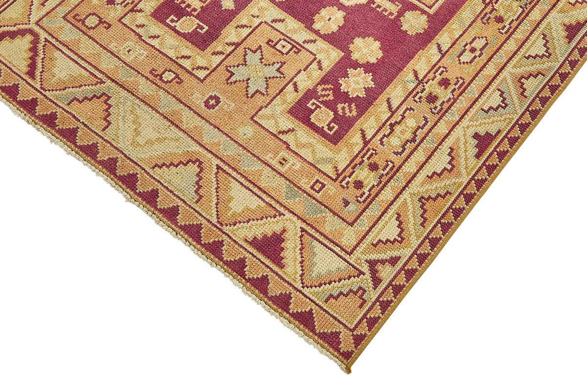 Gekro Anadolu Bordo Geometrik El Dokuma Halı 90x154 cm 49973 – detay görünümü