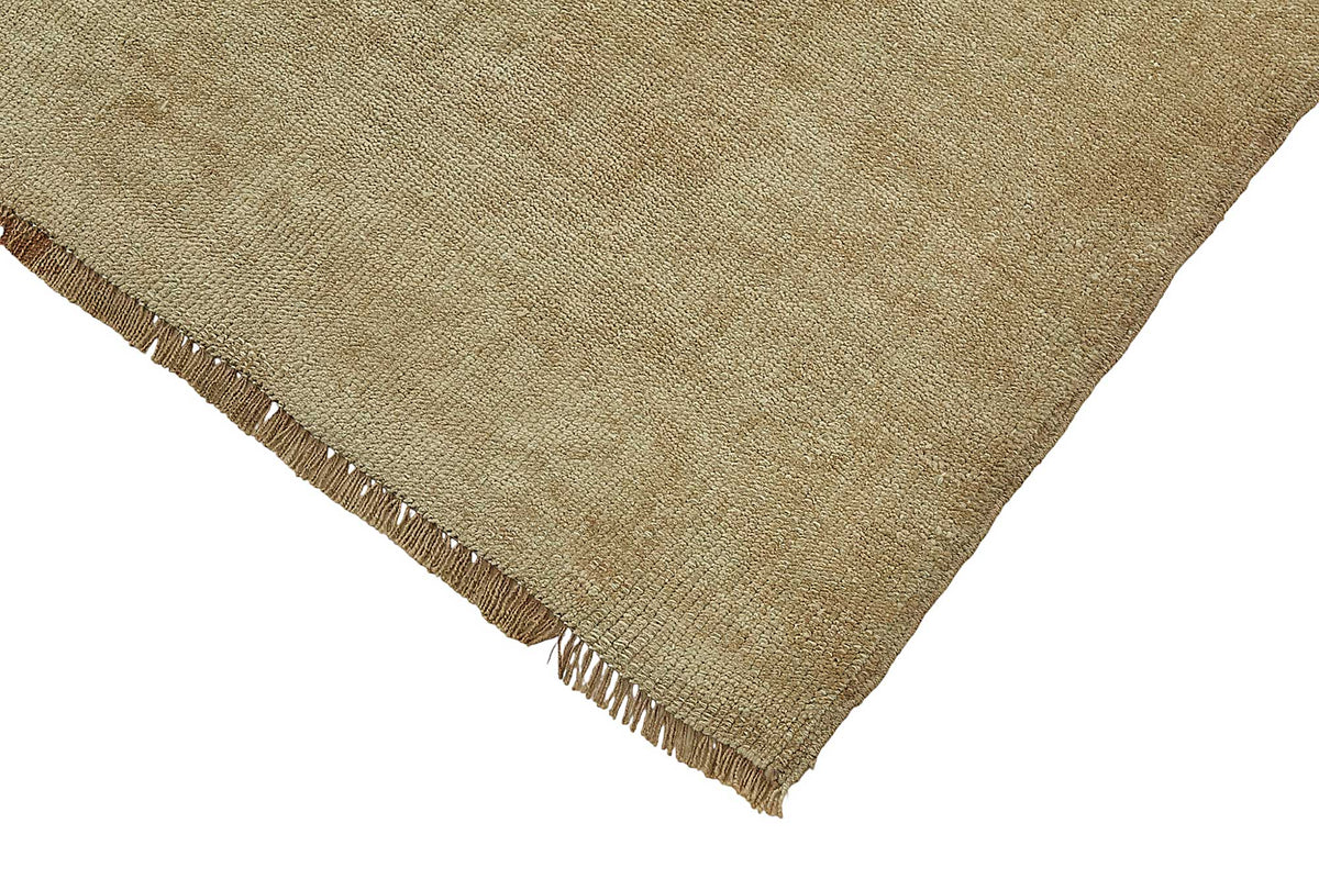 Gekro Bej Etnik Madalyon Desenli El Dokuma Halı 126x217 cm – detay görünümü