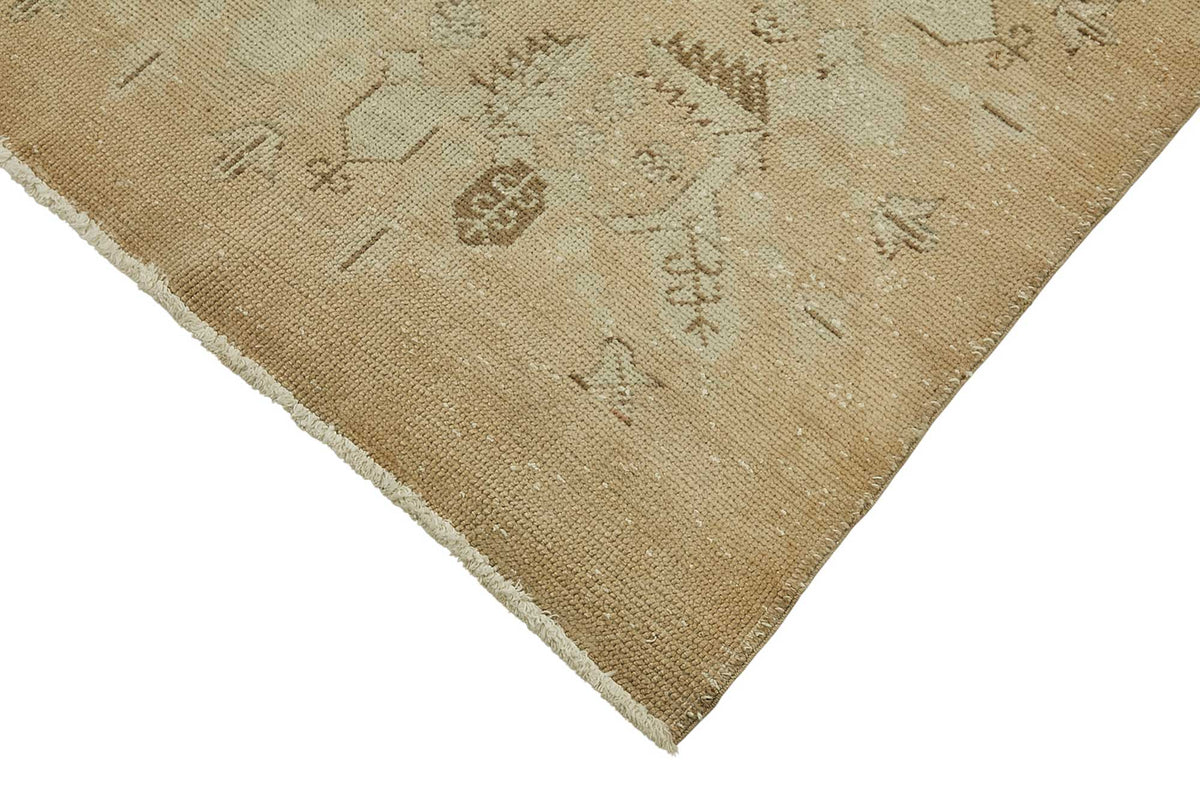 Kavale Bej Rengi Halı Madalyon Desenli Vintage Dokuma 202x302 cm – detay görünümü