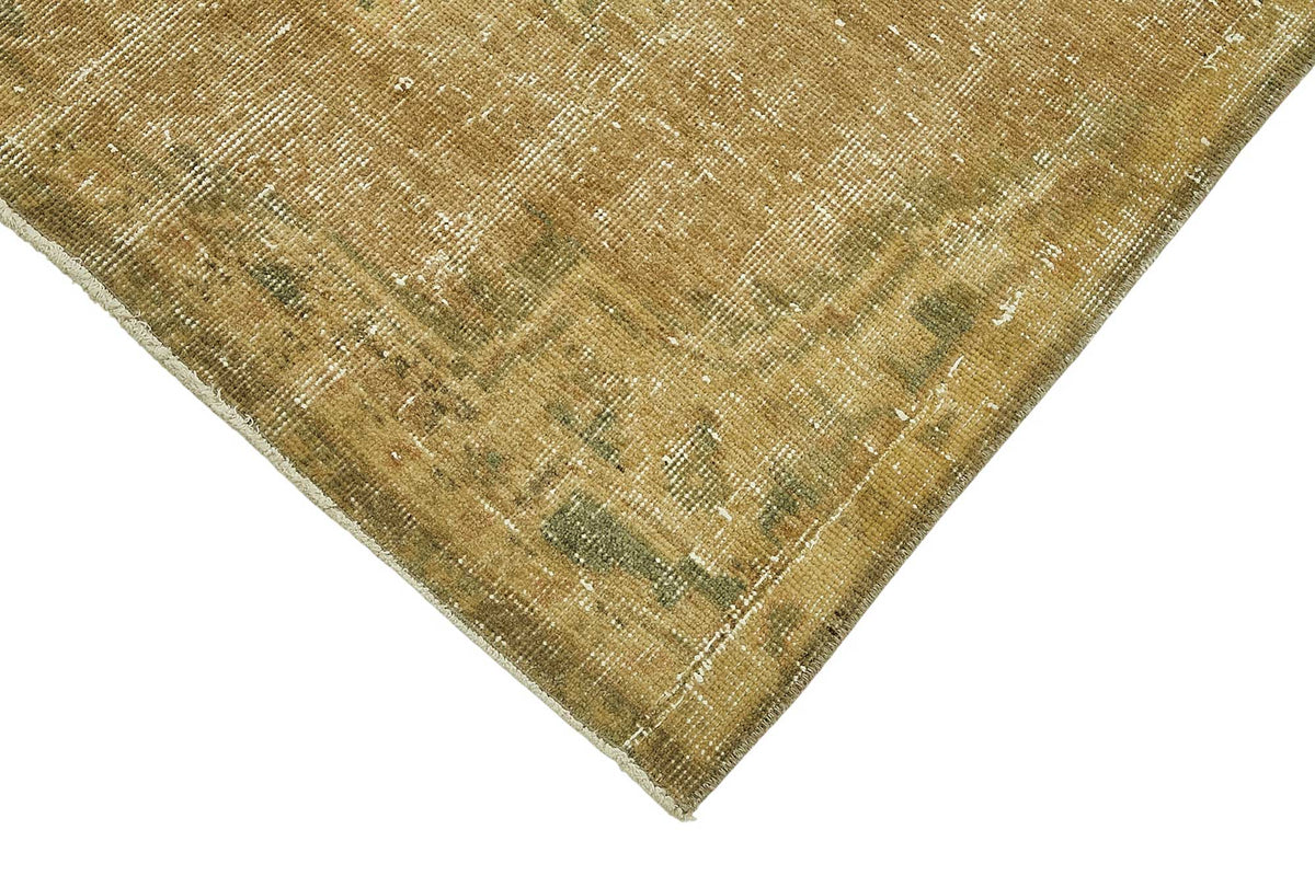 Tosele Overdyed Dokuma Eskitme Bej Madalyon Desenli Halı 124x255 cm – detay görünümü