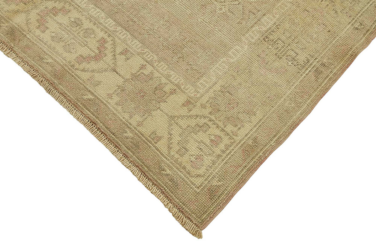 Kavale Düz Bej Halı Pembe ve Gümüş Dokunuşlu 156x270 cm 50019 – detay görünümü