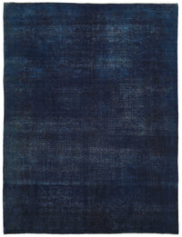 Zelko Kırmızı Lacivert Halı Modern Düz Dokulu Overdyed 262x353 cm