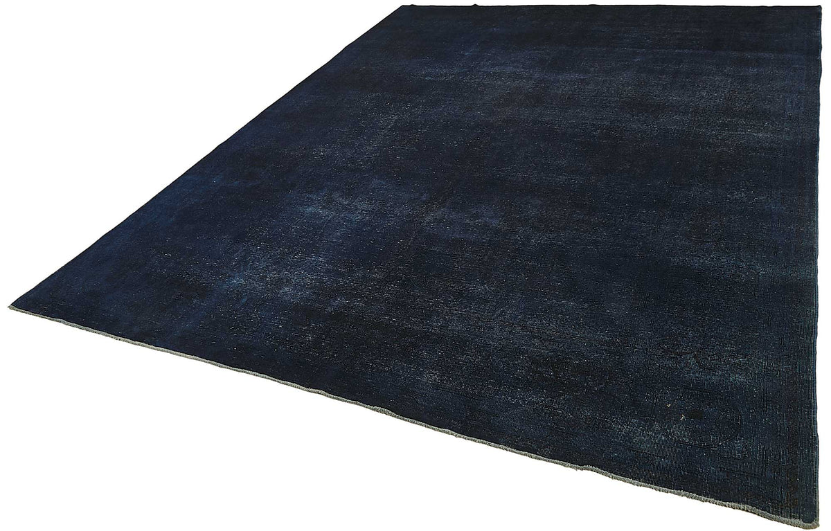 Zelko Kırmızı Lacivert Halı Modern Düz Dokulu Overdyed 262x353 cm – doku yakın çekim