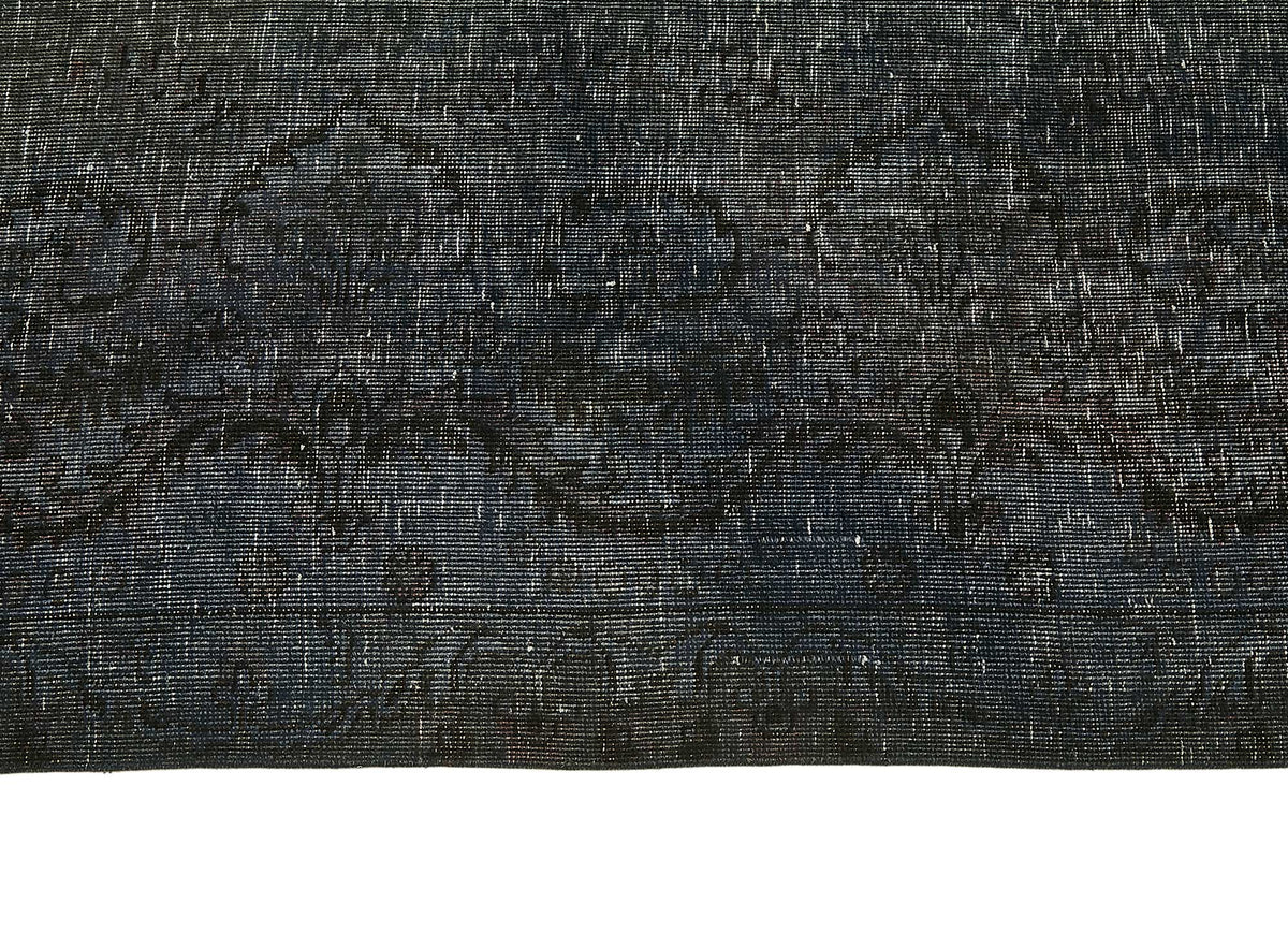 Zelko Gri Lacivert Halı Madalyon Desenli Vintage El Dokuma 292x400 cm – farklı açı