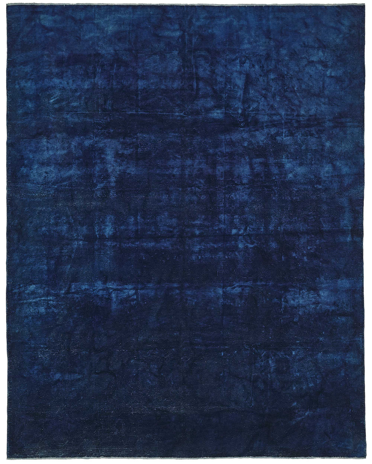 Zelko Lacivert Soyut Desenli Modern El Dokuma Halı 277x337 cm