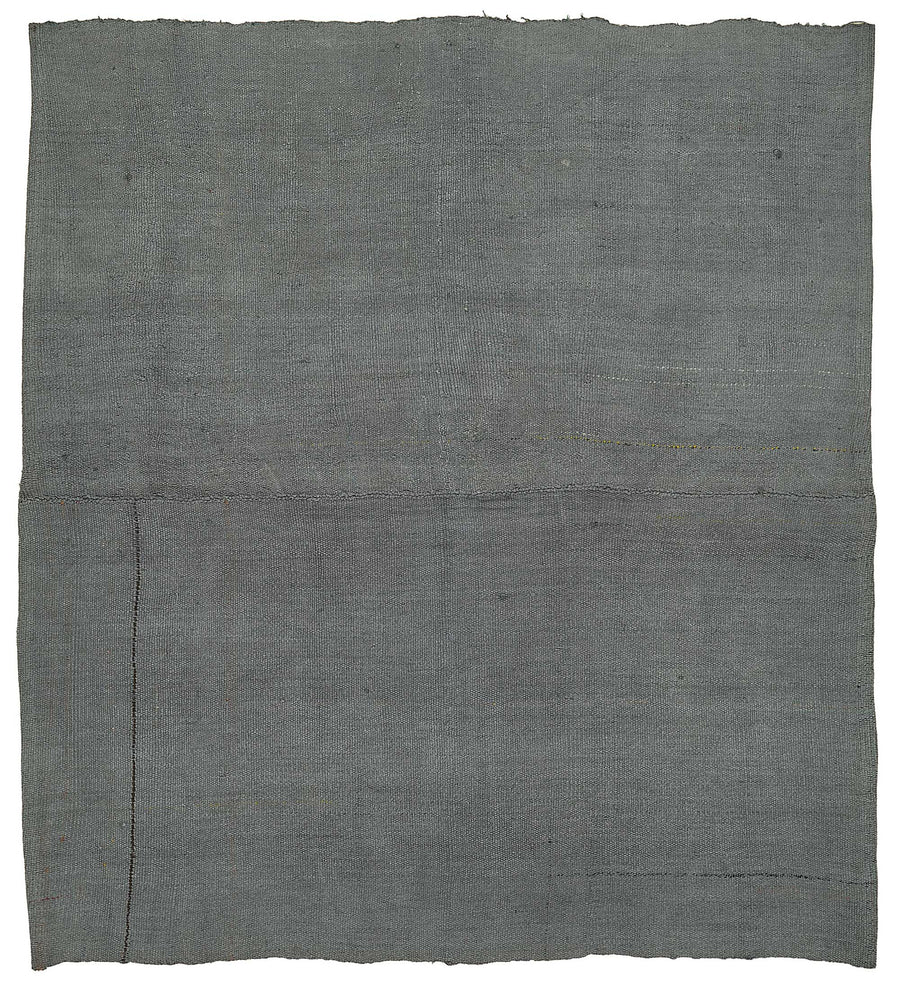 Zomna Gri Yeşil Düz Modern El Dokuma Halı 162x183 cm