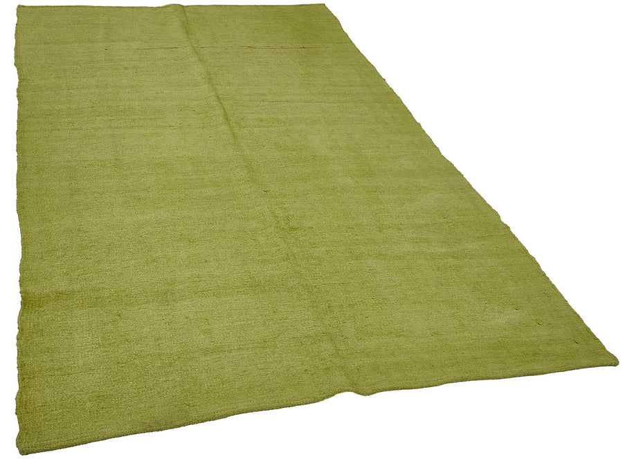 Zomna Düz Yeşil Halı Fıstık Yeşili Modern Dokuma 158x275 cm – genel görünüm