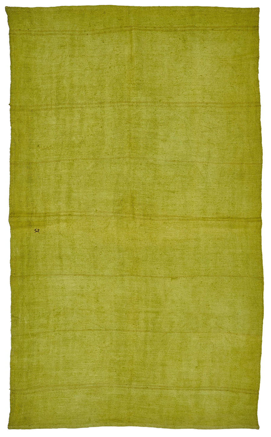 Zomna Hardal Sarısı Düz Modern Kenevir El Dokuma Halı 178x314 cm