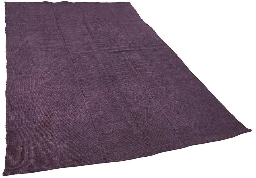 Zomna Mor Yeşil Düz Dokuma Kenevir El Dokuma Halı 176x270 cm – genel görünüm