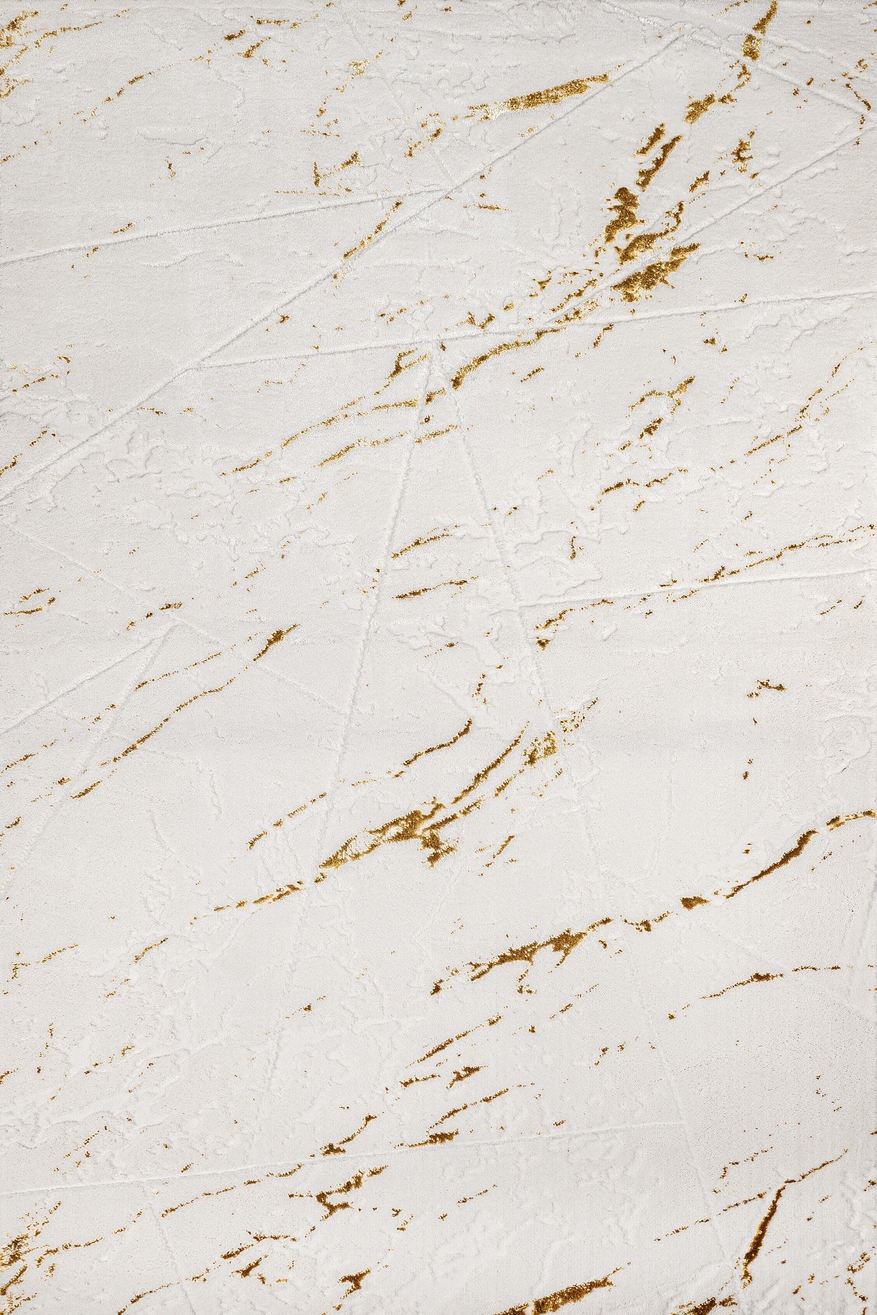 Bej Gold Dokulu Mermer Desenli Halı - Yıkanabilir - Kaymaz Taban - Pati Dostu