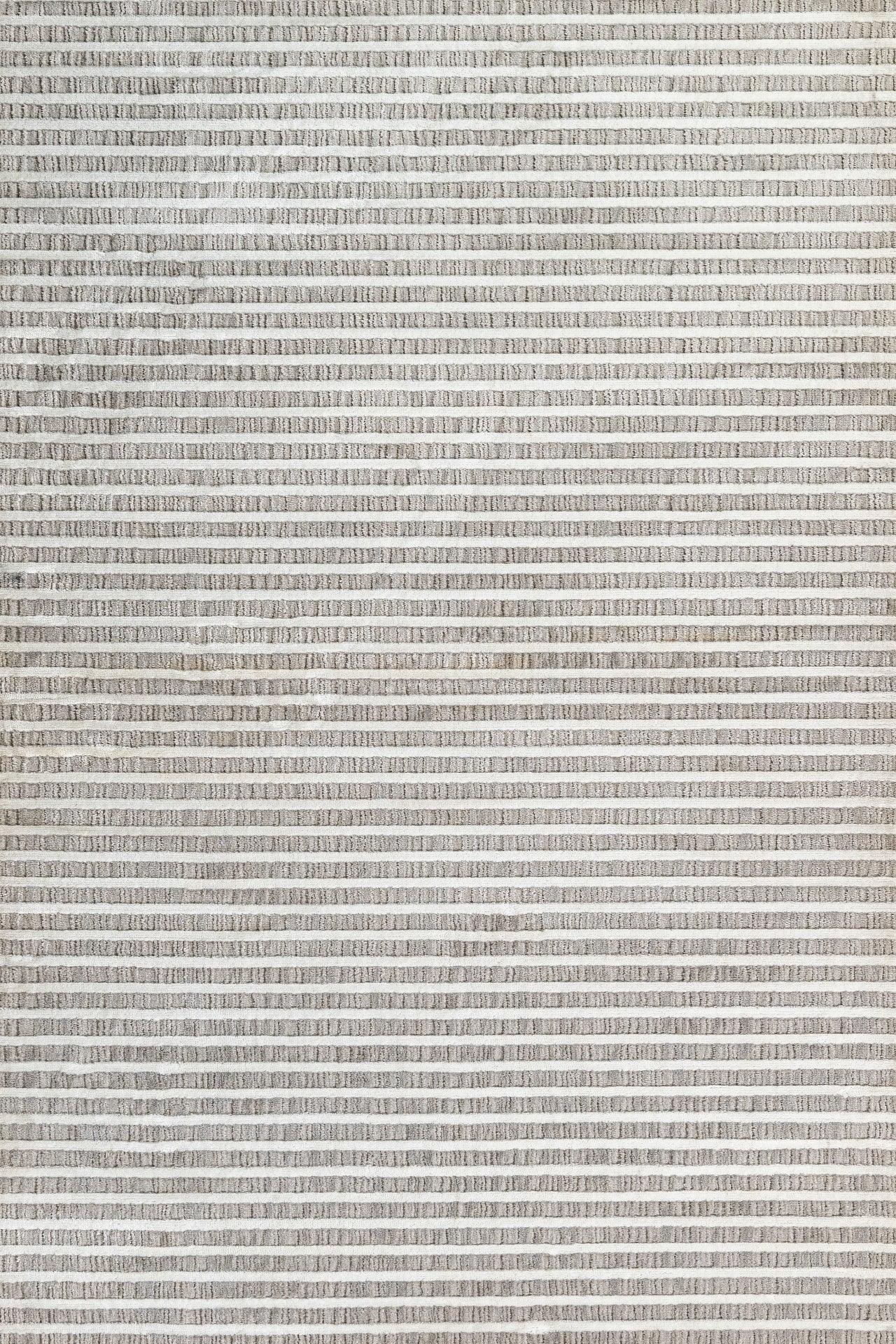 Bej Gri Minimalist Modern Halı - Yıkanabilir - Kaymaz Taban - Pati Dostu