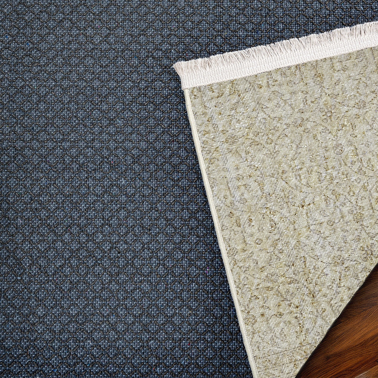 Vintage Bej Eskitme Yün ve Pamuk El Dokuma Halı 200x300