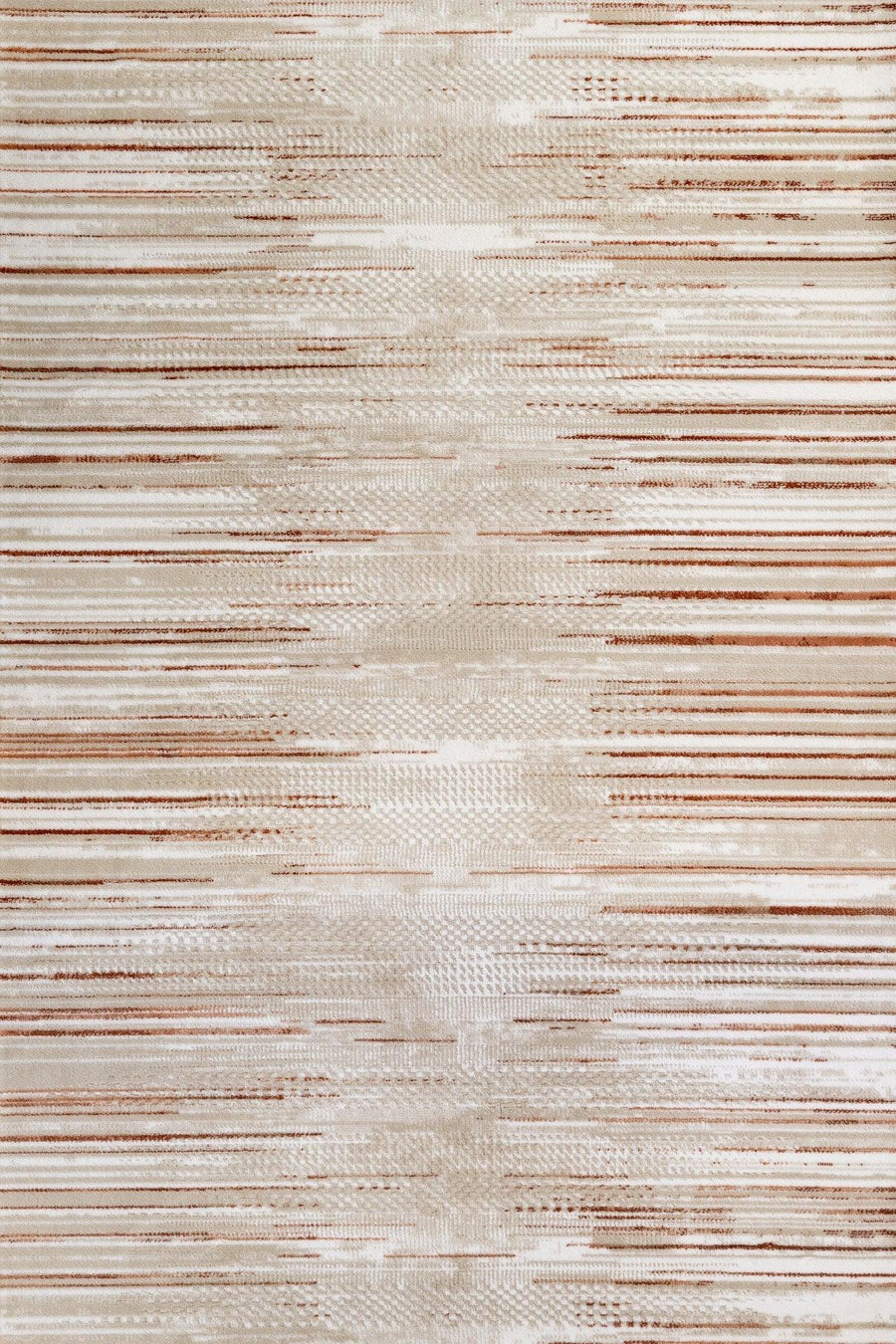 Bej Krem Minimalist Modern Halı - Yıkanabilir - Kaymaz Taban - Pati Dostu