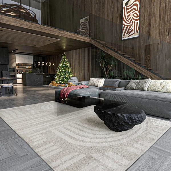 Desenli Eskitme Halı - Yıkanabilir - Kaymaz Taban - Pati Dostu