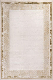 Bordürlü Modern Halı - Yıkanabilir - Kaymaz Taban - Pati Dostu