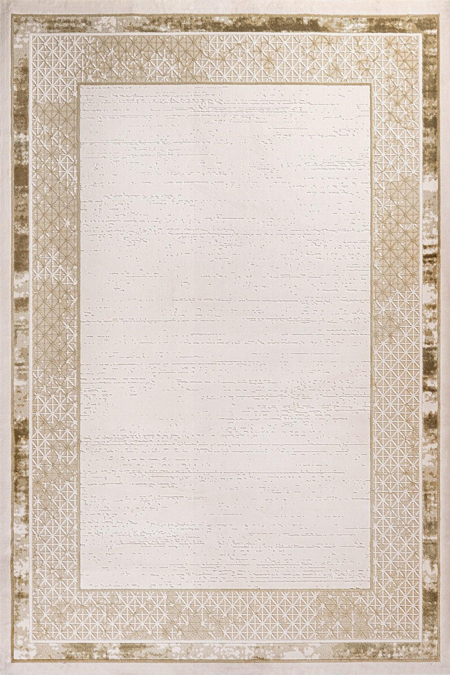 Bordürlü Modern Halı - Yıkanabilir - Kaymaz Taban - Pati Dostu