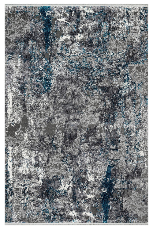 Halınet Monroe Gri Modern Pamuk Makine Halısı