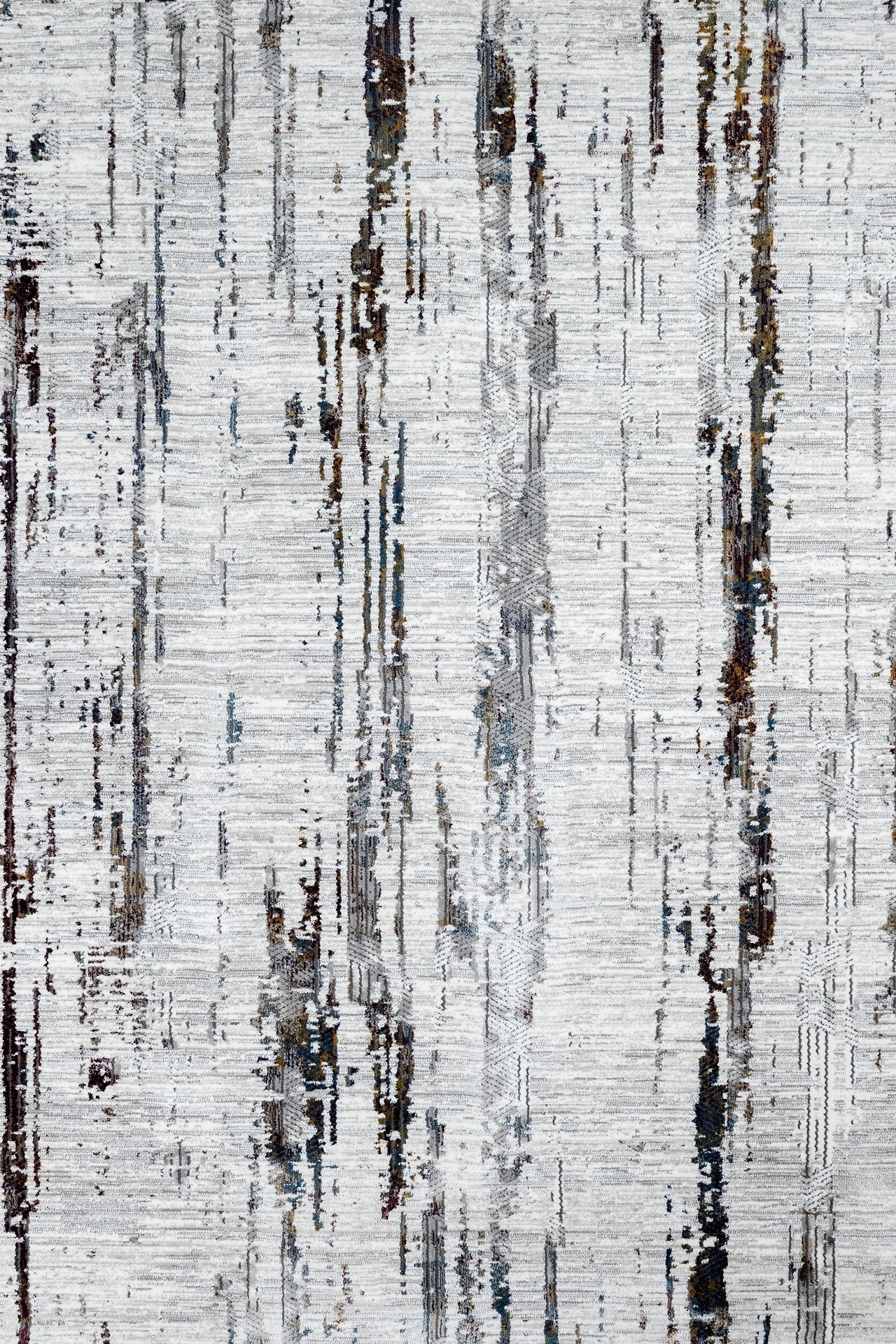 Antrasit Gri Dokulu Eskitme Halı - Yıkanabilir - Kaymaz Taban - Pati Dostu