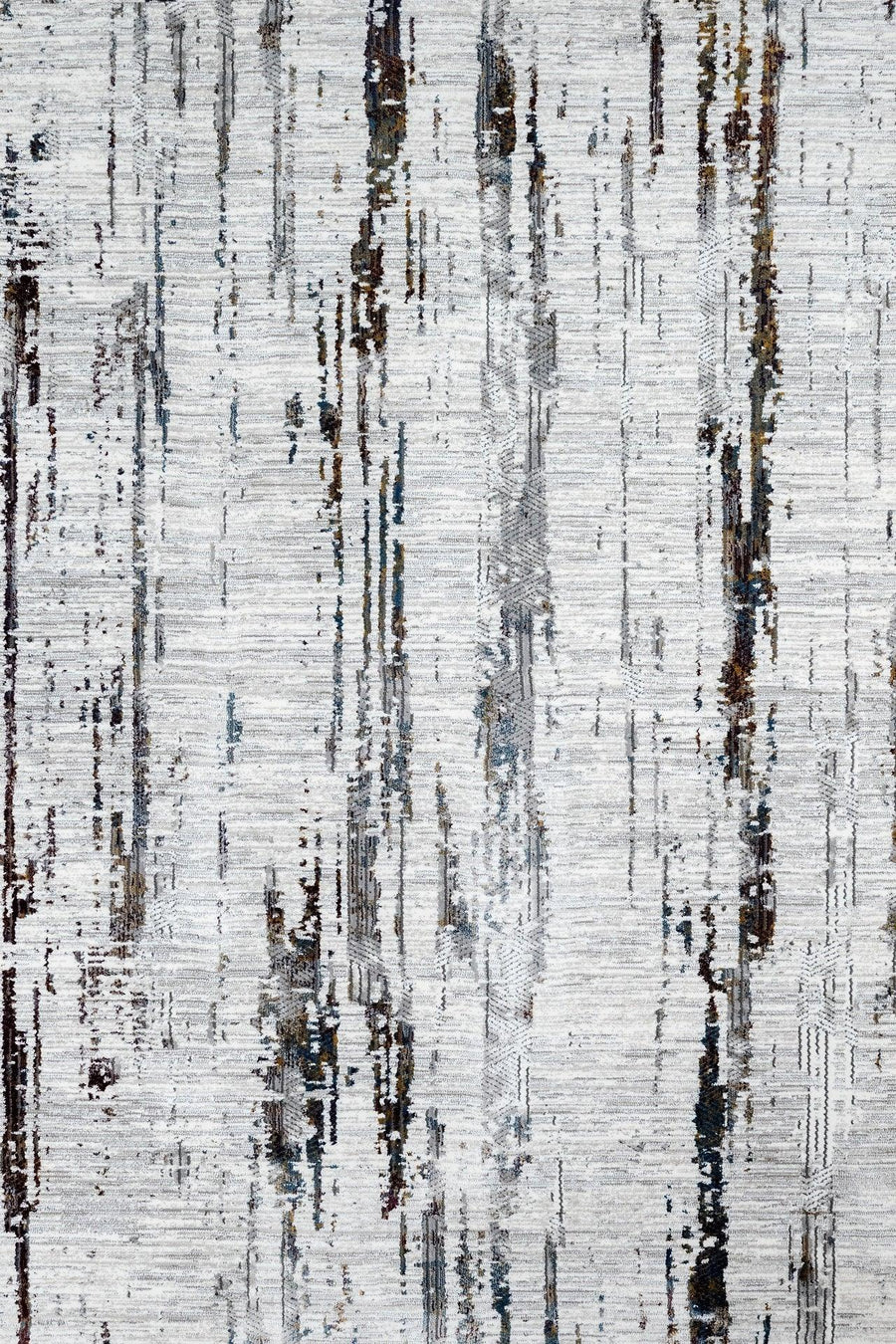 Antrasit Gri Dokulu Eskitme Halı - Yıkanabilir - Kaymaz Taban - Pati Dostu