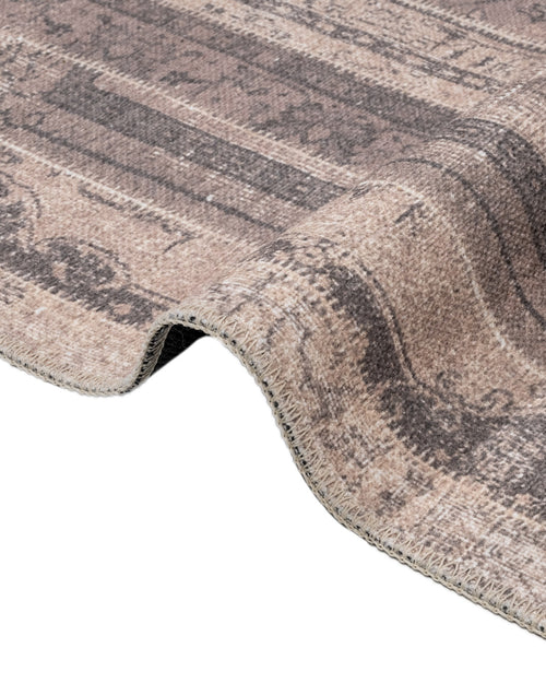 Borovnica Bej Geometrik Pamuk ve Şönil Dijital Baskı Halı