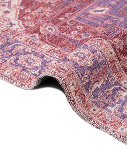 Sittard Pembe Oryantal Desen Pamuk ve Şönil Dijital Baskı Halı