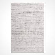 Krem Düz Minimalist Triko Halı - Pati Dostu - Toz Vermez