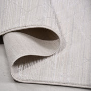 Krem Modern Polyester Makine Halısı