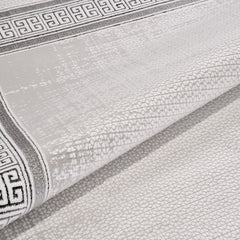 Gri Çerçeveli Akrilik Makine Halısı