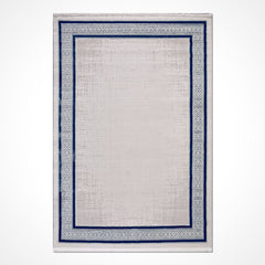 Krem Çerçeveli Akrilik Makine Halısı