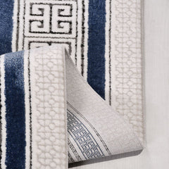 Krem Çerçeveli Akrilik Makine Halısı