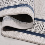 Krem Çerçeveli Akrilik Makine Halısı